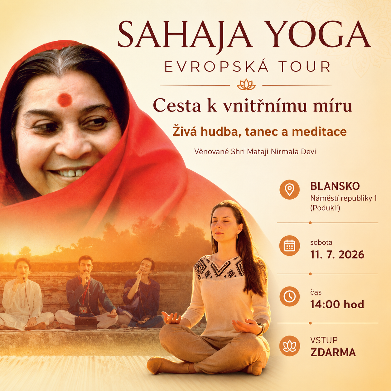 Hudba, tanec a meditace | Sahaja Yoga Evropská tour