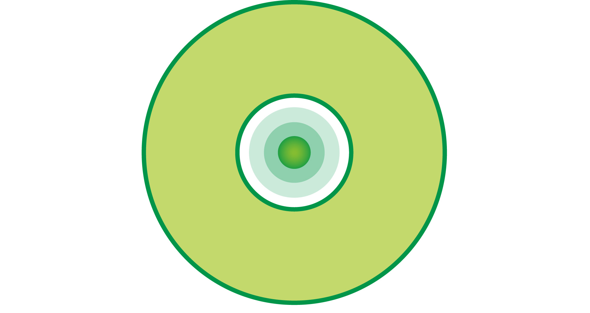 Войд виглядає як зелений круг, у центрі якого розташовується Набхі чакра.