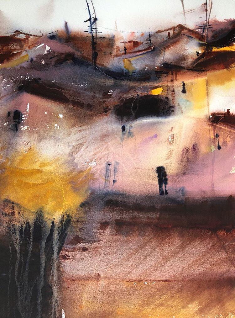 Импровизация Акварелью